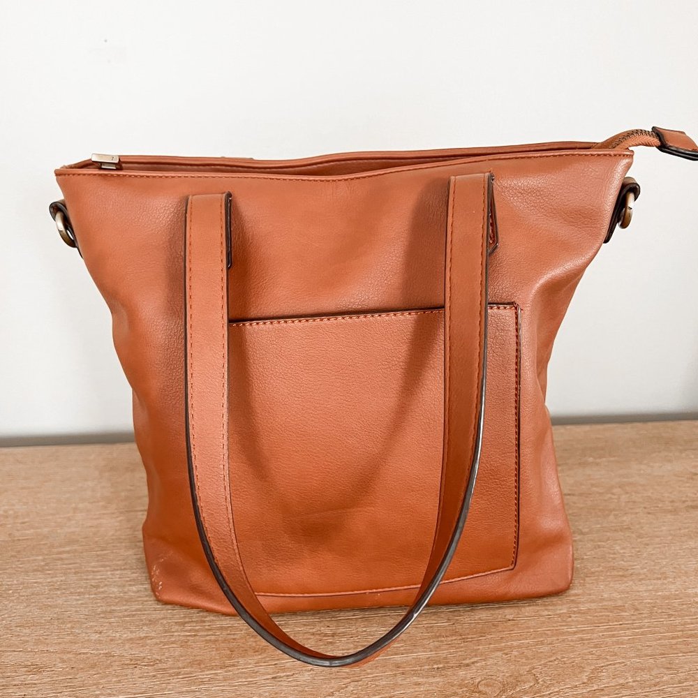 Street Level | Tan Tote Bag - Picture 7 of 13